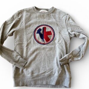 Rossignol Gray Sweatshirt with Red and Blue Logo